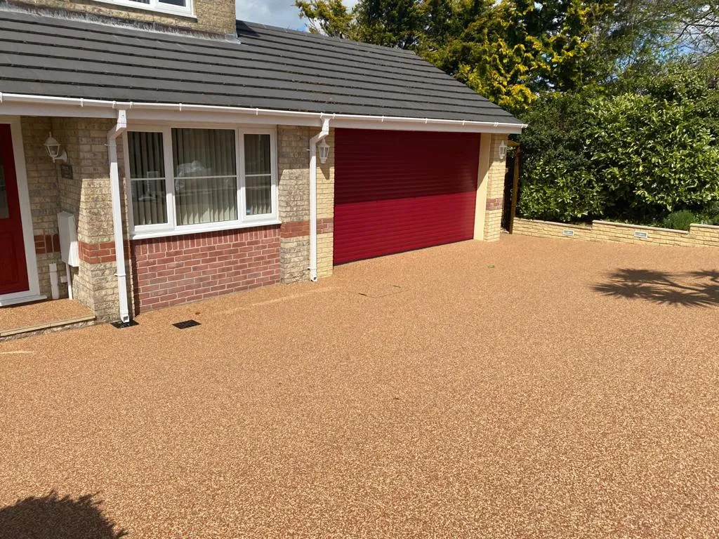 Resin Bound Driveway in the colour Sennen