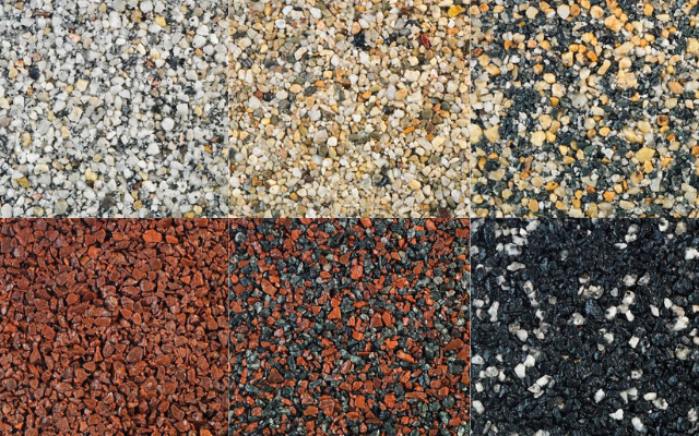 Resin bound driveway colours