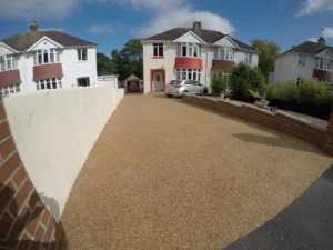 Resin bound driveway project in Torquay