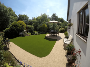 Resin bound garden pathway project