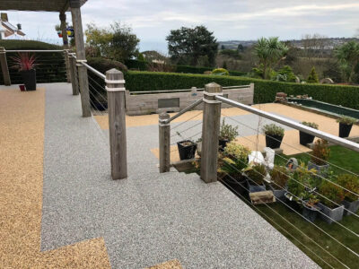Resin bound balcony