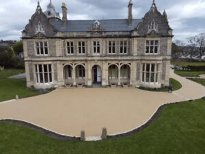 Big resin driveway project that has taken place