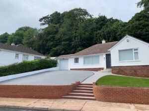 Resin bound driveway project in Torquay